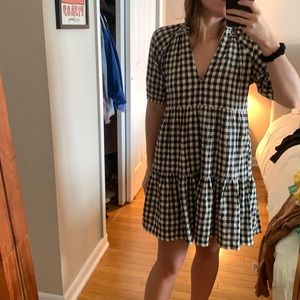 BB DAKOTA GINGHAM DRESS IN XS